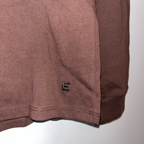 *NWT* Everlane Uniform Men’s The Organic Cotton Long-Sleeve Pocket Tee Coffee S - Picture 12 of 14
